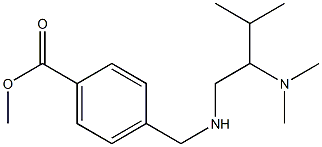methyl 4-({[2-(dimethylamino)-3-methylbutyl]amino}methyl)benzoate 구조식 이미지