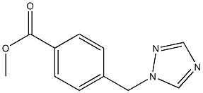 methyl 4-(1H-1,2,4-triazol-1-ylmethyl)benzoate 구조식 이미지