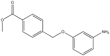 methyl 4-(3-aminophenoxymethyl)benzoate 구조식 이미지