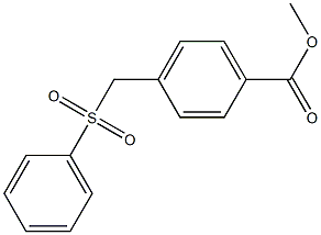 methyl 4-[(benzenesulfonyl)methyl]benzoate 구조식 이미지