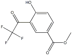 methyl 4-hydroxy-3-(trifluoroacetyl)benzoate 구조식 이미지