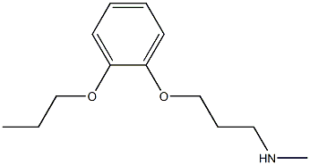 methyl[3-(2-propoxyphenoxy)propyl]amine Structure