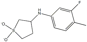 N-(1,1-dioxidotetrahydrothien-3-yl)-N-(3-fluoro-4-methylphenyl)amine 구조식 이미지