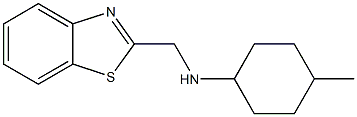 N-(1,3-benzothiazol-2-ylmethyl)-4-methylcyclohexan-1-amine 구조식 이미지