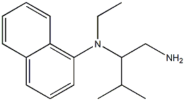 N-(1-amino-3-methylbutan-2-yl)-N-ethylnaphthalen-1-amine 구조식 이미지