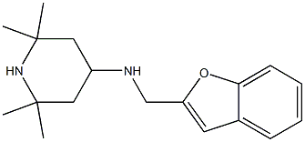 N-(1-benzofuran-2-ylmethyl)-2,2,6,6-tetramethylpiperidin-4-amine 구조식 이미지