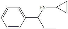 N-(1-phenylpropyl)cyclopropanamine Structure