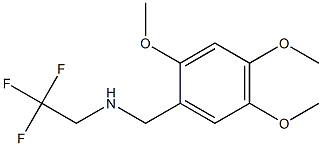 N-(2,2,2-trifluoroethyl)-N-(2,4,5-trimethoxybenzyl)amine 구조식 이미지