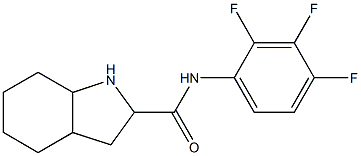 N-(2,3,4-trifluorophenyl)octahydro-1H-indole-2-carboxamide 구조식 이미지