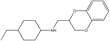 N-(2,3-dihydro-1,4-benzodioxin-2-ylmethyl)-4-ethylcyclohexan-1-amine Structure
