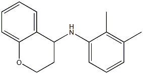 N-(2,3-dimethylphenyl)-3,4-dihydro-2H-1-benzopyran-4-amine 구조식 이미지