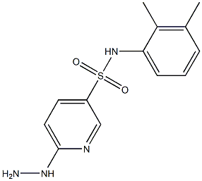 N-(2,3-dimethylphenyl)-6-hydrazinylpyridine-3-sulfonamide Structure