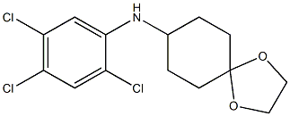 N-(2,4,5-trichlorophenyl)-1,4-dioxaspiro[4.5]decan-8-amine Structure