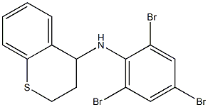 N-(2,4,6-tribromophenyl)-3,4-dihydro-2H-1-benzothiopyran-4-amine Structure