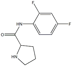 N-(2,4-difluorophenyl)pyrrolidine-2-carboxamide 구조식 이미지