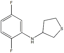 N-(2,5-difluorophenyl)thiolan-3-amine Structure