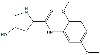 N-(2,5-dimethoxyphenyl)-4-hydroxypyrrolidine-2-carboxamide 구조식 이미지