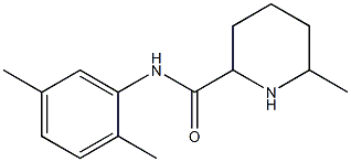 N-(2,5-dimethylphenyl)-6-methylpiperidine-2-carboxamide 구조식 이미지