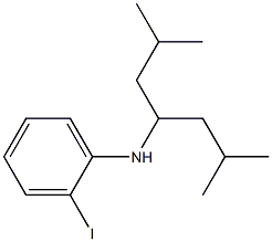 N-(2,6-dimethylheptan-4-yl)-2-iodoaniline Structure