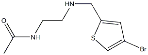 N-(2-{[(4-bromothiophen-2-yl)methyl]amino}ethyl)acetamide Structure