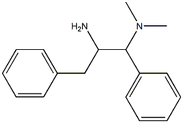 N-(2-amino-1,3-diphenylpropyl)-N,N-dimethylamine 구조식 이미지