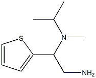 N-(2-amino-1-thien-2-ylethyl)-N-isopropyl-N-methylamine 구조식 이미지