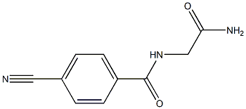 N-(2-amino-2-oxoethyl)-4-cyanobenzamide Structure