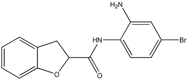 N-(2-amino-4-bromophenyl)-2,3-dihydro-1-benzofuran-2-carboxamide 구조식 이미지