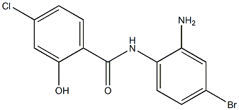 N-(2-amino-4-bromophenyl)-4-chloro-2-hydroxybenzamide 구조식 이미지