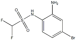 N-(2-amino-4-bromophenyl)difluoromethanesulfonamide 구조식 이미지