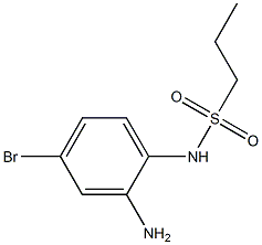 N-(2-amino-4-bromophenyl)propane-1-sulfonamide Structure