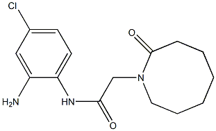 N-(2-amino-4-chlorophenyl)-2-(2-oxoazocan-1-yl)acetamide Structure