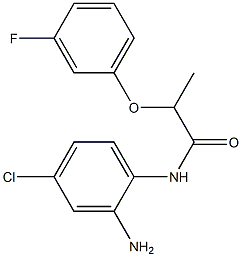 N-(2-amino-4-chlorophenyl)-2-(3-fluorophenoxy)propanamide 구조식 이미지