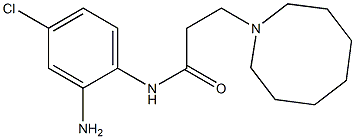 N-(2-amino-4-chlorophenyl)-3-(azocan-1-yl)propanamide 구조식 이미지