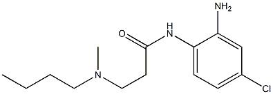 N-(2-amino-4-chlorophenyl)-3-[butyl(methyl)amino]propanamide 구조식 이미지