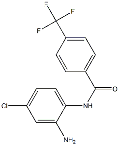N-(2-amino-4-chlorophenyl)-4-(trifluoromethyl)benzamide 구조식 이미지