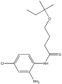 N-(2-amino-4-chlorophenyl)-4-[(2-methylbutan-2-yl)oxy]butanamide Structure