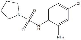 N-(2-amino-4-chlorophenyl)pyrrolidine-1-sulfonamide Structure