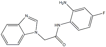 N-(2-amino-4-fluorophenyl)-2-(1H-benzimidazol-1-yl)acetamide Structure