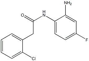 N-(2-amino-4-fluorophenyl)-2-(2-chlorophenyl)acetamide Structure