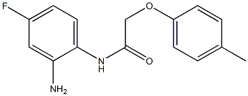 N-(2-amino-4-fluorophenyl)-2-(4-methylphenoxy)acetamide Structure