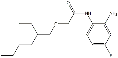 N-(2-amino-4-fluorophenyl)-2-[(2-ethylhexyl)oxy]acetamide Structure