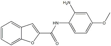N-(2-amino-4-methoxyphenyl)-1-benzofuran-2-carboxamide 구조식 이미지