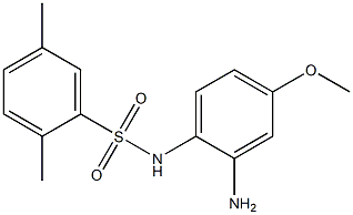 N-(2-amino-4-methoxyphenyl)-2,5-dimethylbenzene-1-sulfonamide Structure