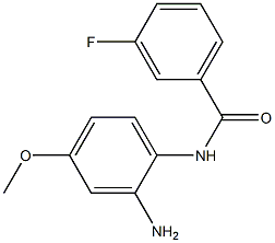 N-(2-amino-4-methoxyphenyl)-3-fluorobenzamide 구조식 이미지