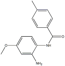 N-(2-amino-4-methoxyphenyl)-4-methylbenzamide 구조식 이미지