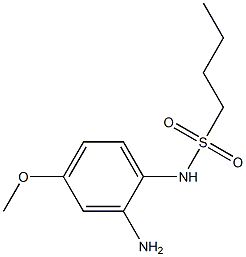 N-(2-amino-4-methoxyphenyl)butane-1-sulfonamide Structure
