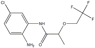 N-(2-amino-5-chlorophenyl)-2-(2,2,2-trifluoroethoxy)propanamide Structure