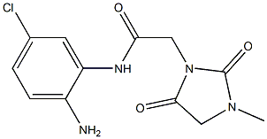 N-(2-amino-5-chlorophenyl)-2-(3-methyl-2,5-dioxoimidazolidin-1-yl)acetamide Structure