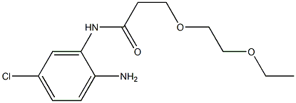 N-(2-amino-5-chlorophenyl)-3-(2-ethoxyethoxy)propanamide 구조식 이미지